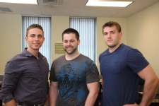 University of Scranton senior Andrew Torba (center), a philosophy major with minors in entrepreneurship and political science, won the 10th Annual Great Valley Business Plan Competition (GVBPC) with his teammates Mike Toma (left) from King’s College and Charles Szymanski (right) from Drexel University. Their company, Kuhcoon LLC, an interactive social media management and growth service, is housed in the Scranton Enterprise Center.